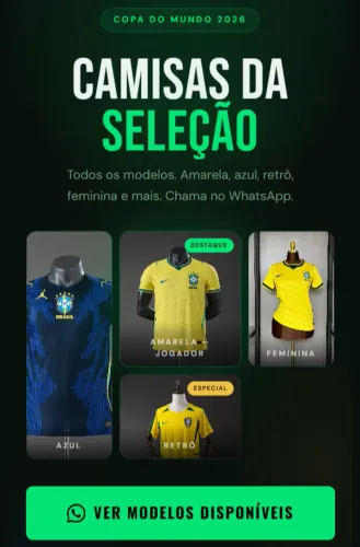 Página de Vendas para Camisas da Seleção | Copa do Mundo 2026