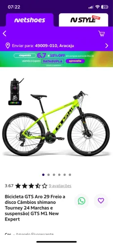 Bicicleta nova