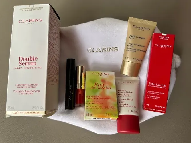 KIT CLARINS PARIS COM DOUBLE SERUM 75ML CLARINS PARIS