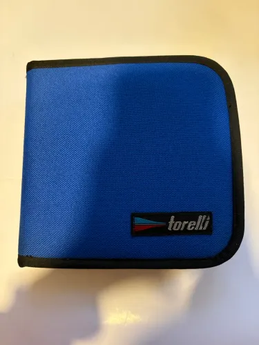 Porta CDs / DVDs Azul Torelli Para 24 Mídias