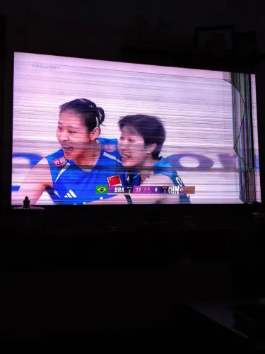 TV Samsung 65 polegadas (com avaria)