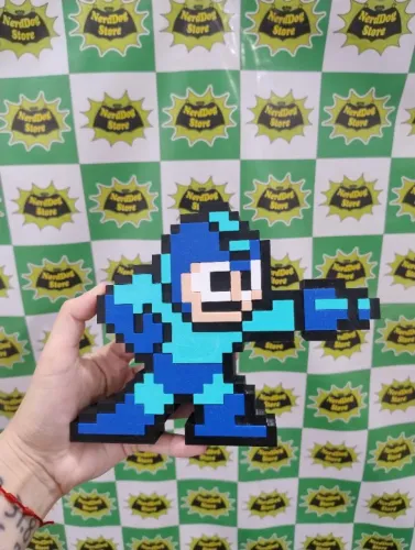 Totem Megaman Pixel - NerdDog Store - 8bits SNES Rockman Protoman