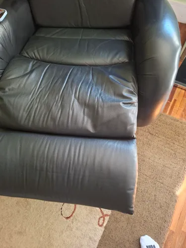 Poltrona Do Papai Reclinável Elétrica Massageadora Couro