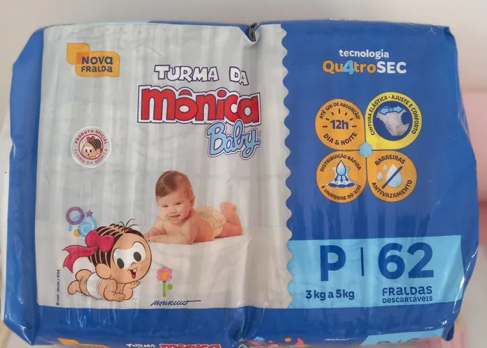 Fralda Turma da Mônica