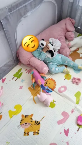 Vendo Cercadinho Cinza Bebê Grande Chiqueirinho Infantil Cercado Portátil Dobrável 180x150