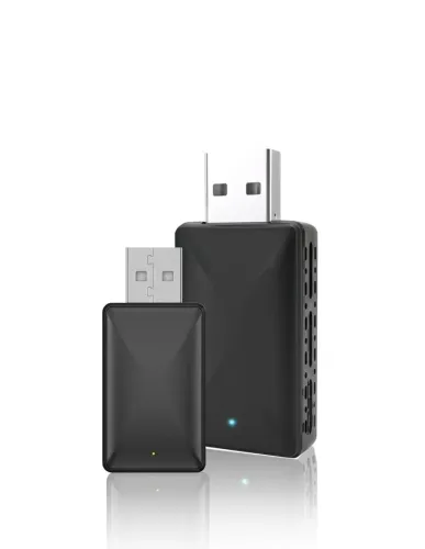Adaptador USB Carplay Android Auto Wireless Preto