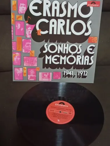 Vinil Erasmo Carlos sonhos e memórias zerado 