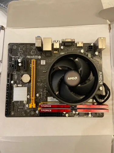 Kit Upgrade Biostar A320MH + Ryzen 5 3500x + 2x8gb RAM 2400MT/s Pichau