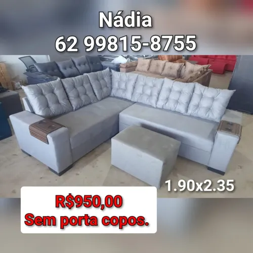 SOFÁ DE CANTO FAZEMOS ENTREGA ====ENTREGA GRÁTIS