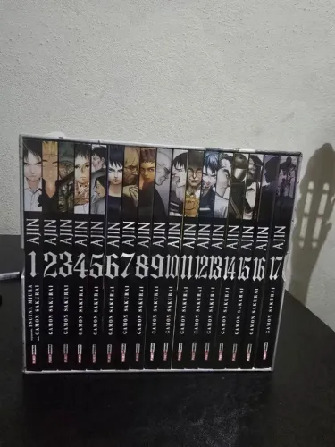Box Ajin mangá lacrado 1 ao 17 completo