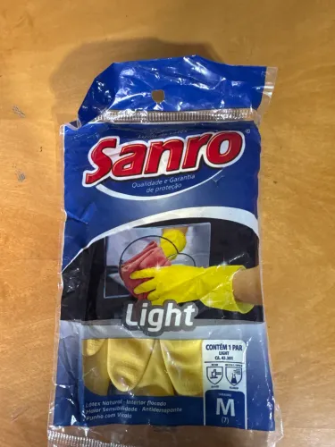 Latex Limpeza Multiuso Sanro Top amarelaTamanho m