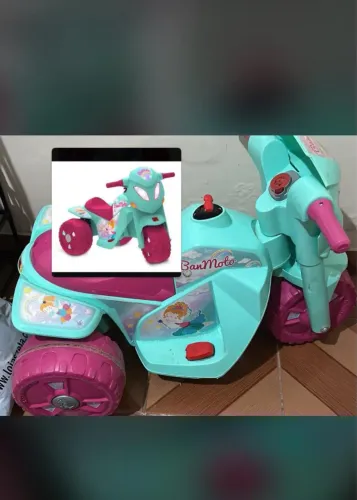Motocicleta Infantil Elétrica em Ótimo Estado