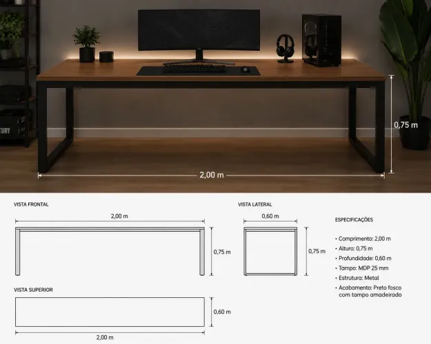 Mesa Planejada para computador
