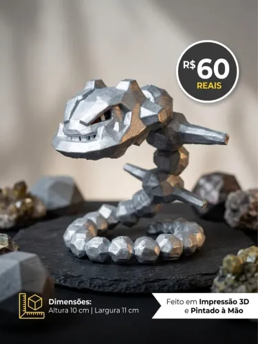 Impressão 3D Pokémon steelix