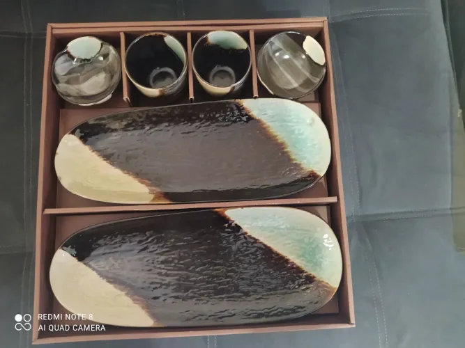 Kit porcelanato para servir sushi