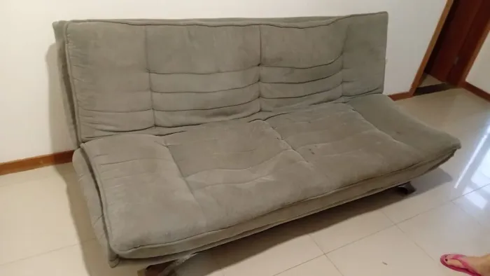 Sofá 1.90M Cinza Confortável 