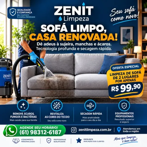(Promoção) Lavagem à seco de estofados!