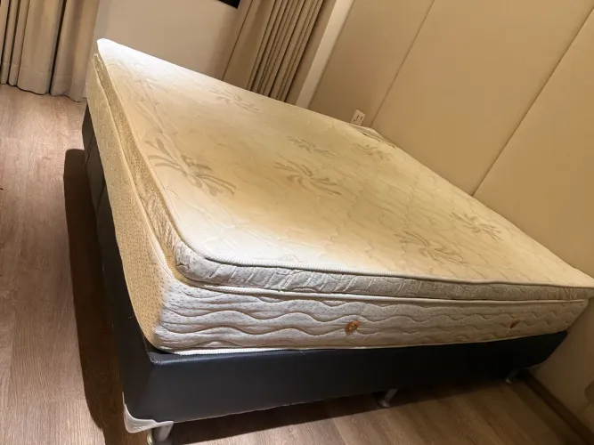 Colchão + cama box King