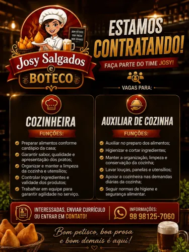 Vagas disponíveis