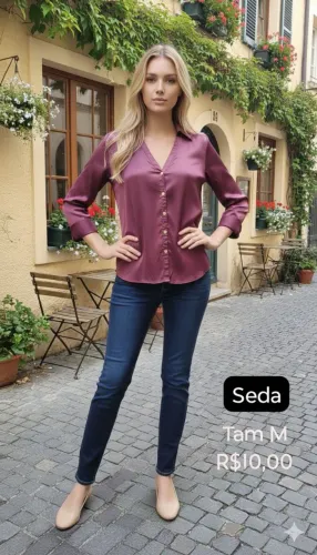 Blusas de Manga Longa