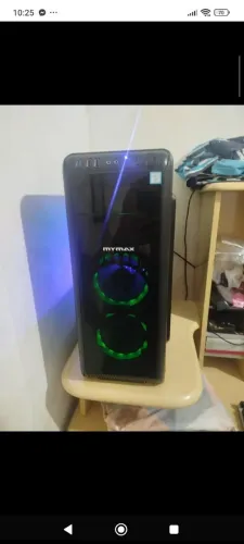 Vendo PC game completo monitor portátil novo teclado mecânico move game com dpi