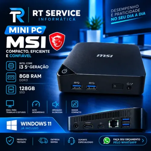 Mini PC MSI I3 5ª gen 8GB. (promoção)