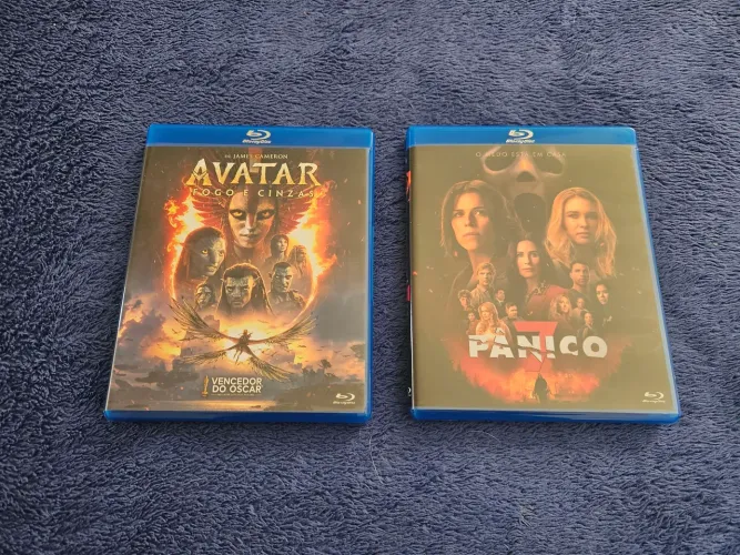 Bluray novos filme avatar 3 e pânico 7