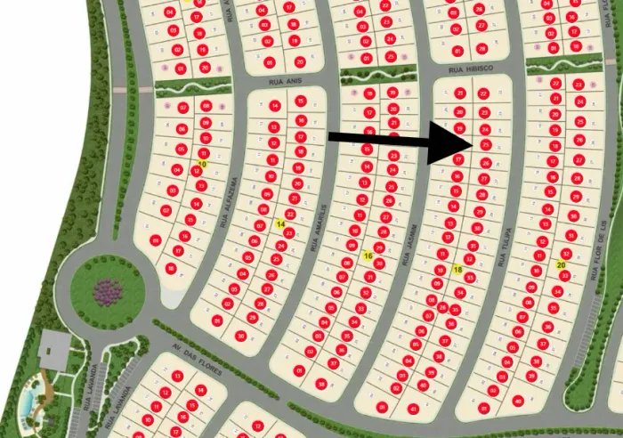 Lote em Condomínio fechado - Jardins Capri