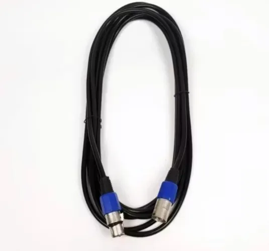 Cabo Xlr extensão Balanceado Macho Femea Para Microfone Mxt 5 Metros