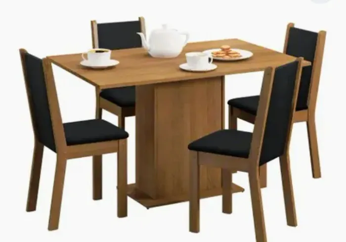 Elegante conjunto de mesa de jantar