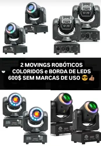 MOVINGS ROBÓTICOS COLORIDOS 