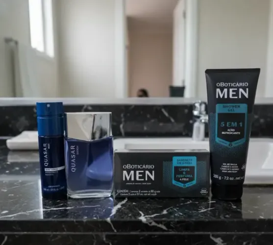 Kit O Boticário Para Homem - Perfume, Body Spray, Sabonete E Shower Gel