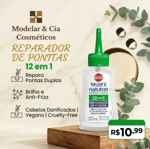 Natutrat S.O.S 12 em 1: O Segredo da Reparação Capilar Profissional em Um Único Produto
