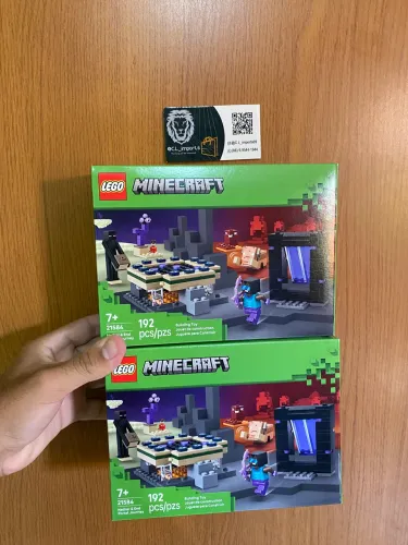 LEGO MINECRAFT 192 peças (até 2x no cartão)