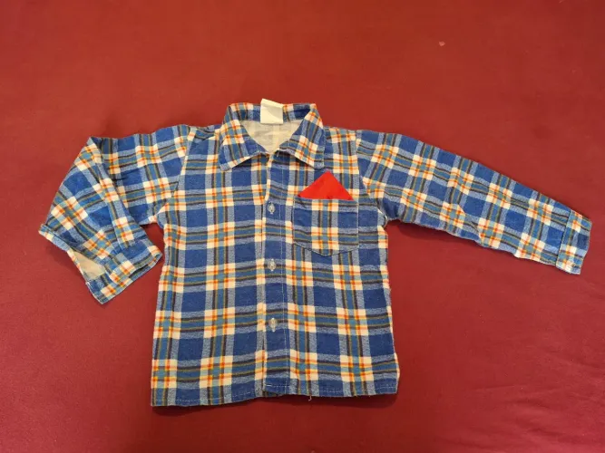 Camisa xadrez flanelada tam. 3