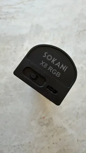 Sokani X8 RGB - bastão LED portátil com bolsa e cabo USB-C