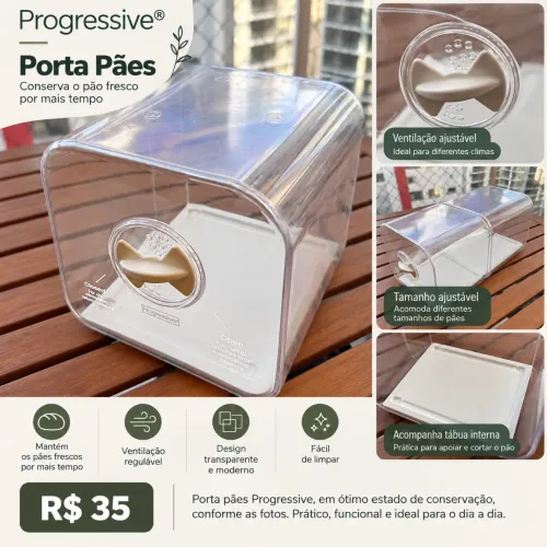 Porta-Pães Progressive Ajustável