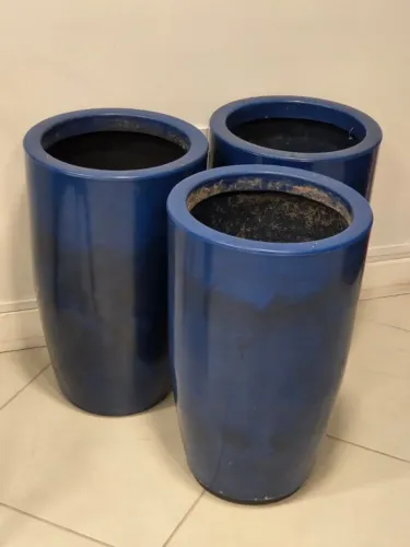 Vaso Decorativo Azul - 3 Unidades disponíveis