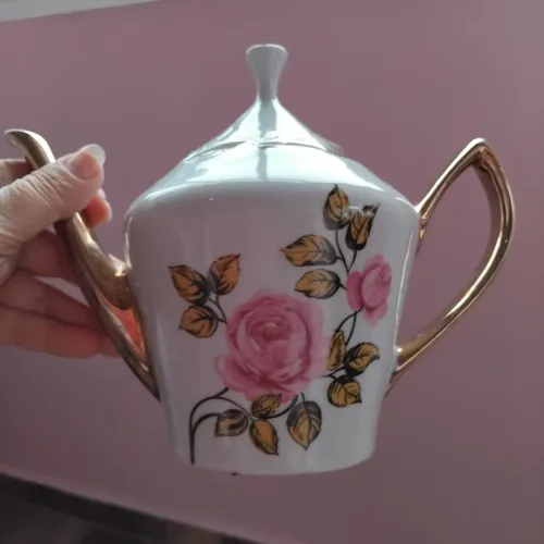 Bule de chá porcelana pozzani 