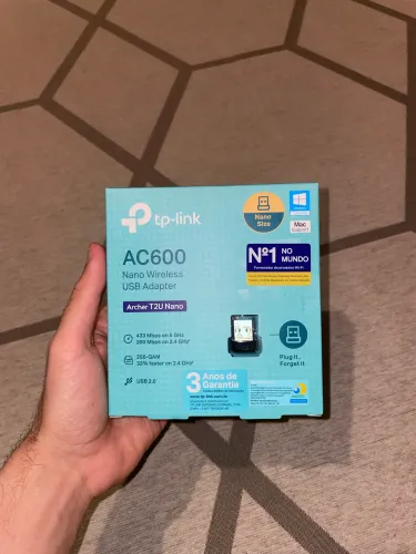 Adaptador de Rede Tp Link Nano AC600 (Novo)