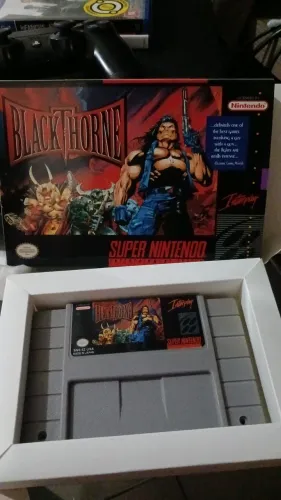 Cartucho Black Thorne paralelo Snes