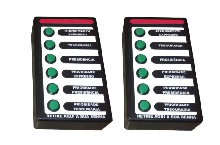 Duas Botoeira Usb Com 6 Botões Para Programa De Painel Eletrônico