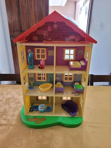 Kit Peppa c Casa Gigante de 57cm original Sunny