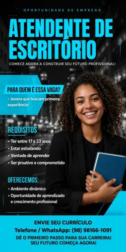 OPORTUNIDADE DE EMPREGO !!!