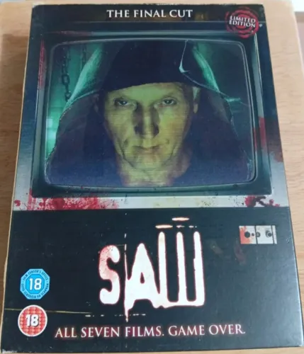 Box DVD Jogos Mortais (Saw) - Edição Limitada The Final Cut (7 Filmes) - Importado