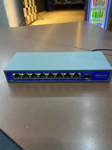 switch Hisource 8 portas 2.5g + 1 10gb