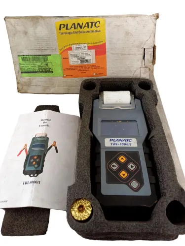 Teste de Bateria Digital 12V com Impressora Térmica PLANATC-TBI-5000/I