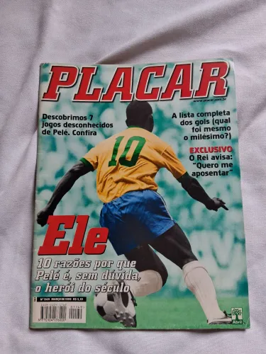 Revista Placar - PELÉ o jogador do século XX