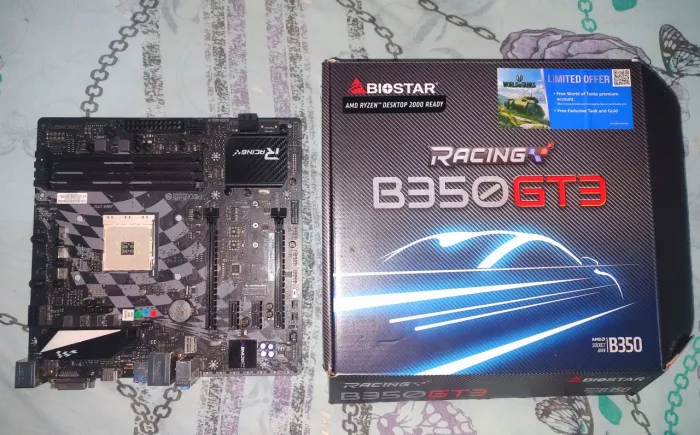 placa mãe Biostar Racing B350GT3,