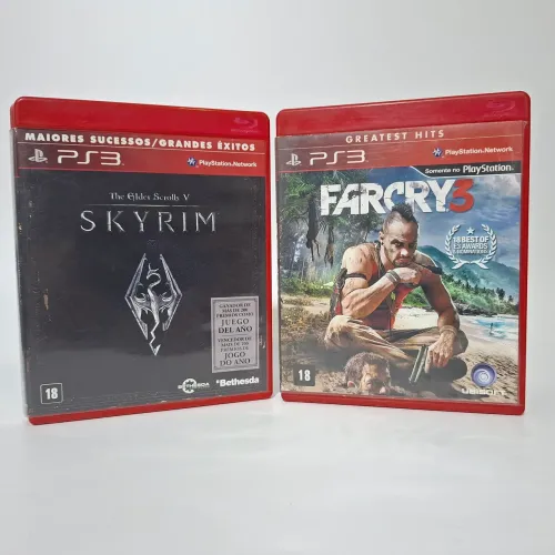 Jogos ps3 skyrim farcry 3 playstation 3